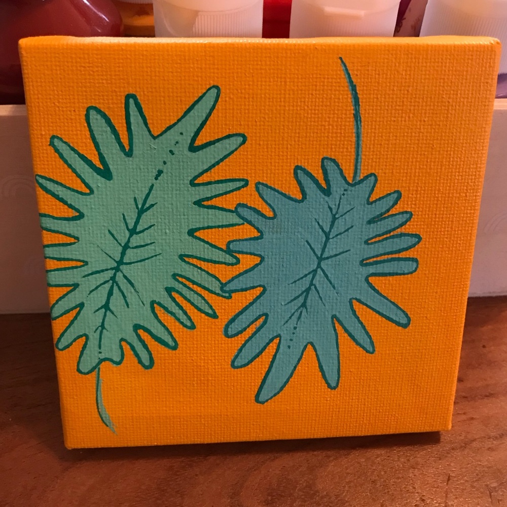 🆕Leaf Painting | Jungalow Style | Wall Art